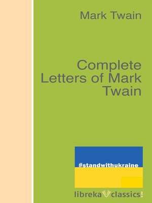 cover image of Complete Letters of Mark Twain